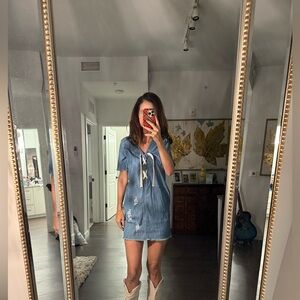 Blue Denim Dress